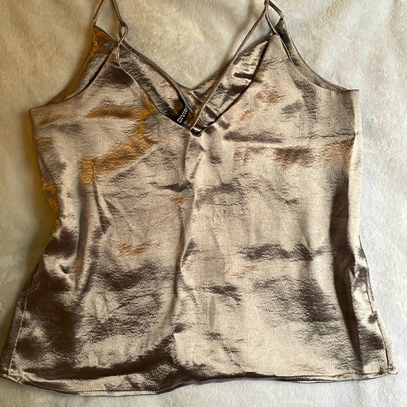 divided silk party top - Picture 1 of 3